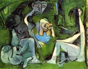  Kubismus Malerei - Le dejeuner sur l herbe Manet 8 1961 Kubismus